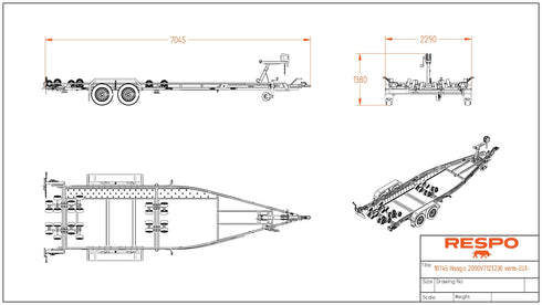 Respo 2000V712 Multirulla – mittapiirros