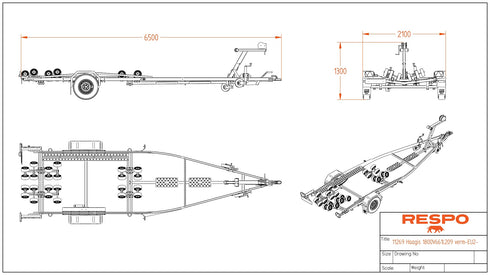 Respo 1800V661 Multirulla – mittapiirros