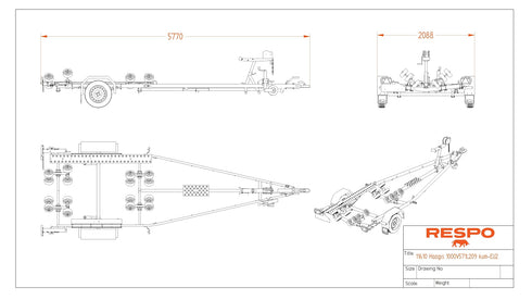 Respo 1000V571 Multirulla – mittapiirros