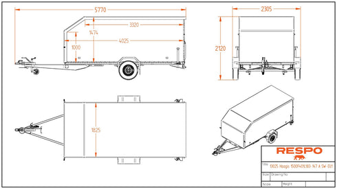 Respo 1500F401L183 – mittapiirros