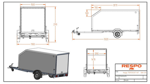 Respo 750F351L147 – mittapiirros