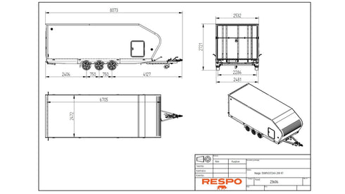 Respo 3500F653T240 XXL – mittapiirros