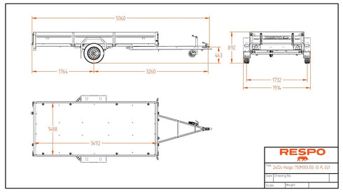 Respo 750M351L150 PLH v2 – mittapiirros