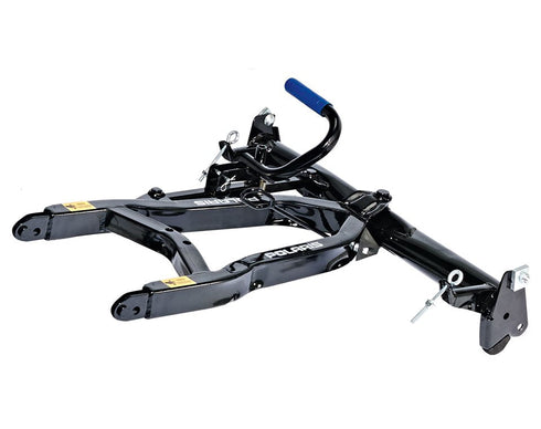 Glacier® Pro Lock & Ride Steel ATV Plow Frame, Black