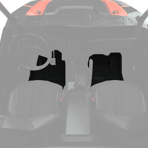 Front Driver and Passenger Floor Mats for GENERAL, Set of 2