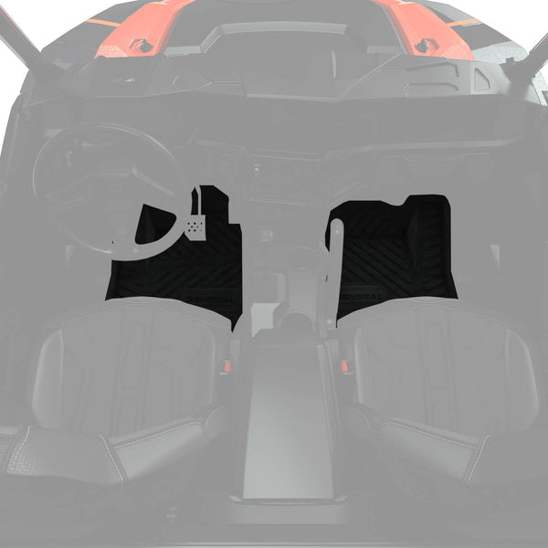 Front Driver and Passenger Floor Mats for GENERAL, Set of 2