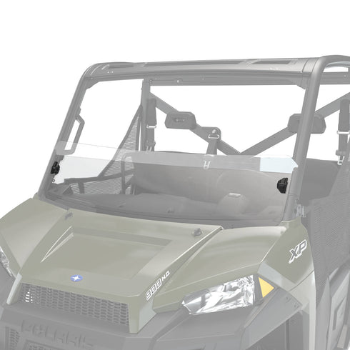 Lock & Ride Full and Half Front Windshields, Polycarbonate, for RANGER 1000, XP 1000 and XP Kinetic