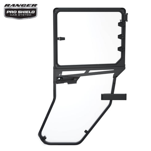 Hinged Window Clearview Doors for RANGER CREW XP 1000, Rear, Poly, Clear, Set of 2