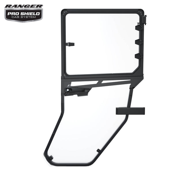 Hinged Window Clearview Doors for RANGER CREW XP 1000, Rear, Poly, Clear, Set of 2