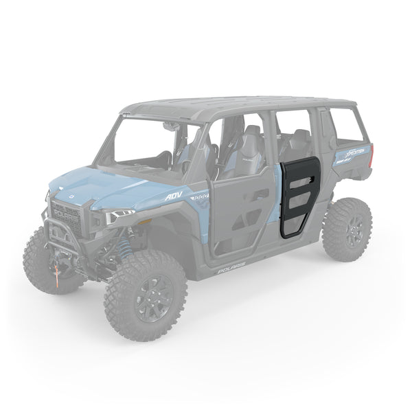 Skeleton Half Doors for POLARIS XPEDITION, Rear, Steel, Set of 2