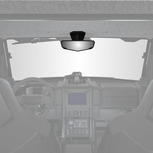 Rear View Convex Weatherproof Mirror for Polaris XPEDITION, Vehicle Frame Mounted, Qty 1