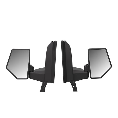 Side View Adjustable Folding Mirrors for Polaris XPEDITION, Vehicle Frame Mounted, Set of 2