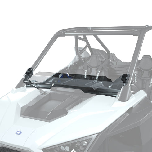Lock & Ride Low Half Front Windshield, Hard Coat Polycarbonate, for RZR SxS