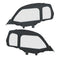 Zip Window Upper Doors for RZR Trail, Front, Canvas, Set of 2