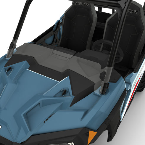 Lock & Ride Half Front Windshield, Hard Coat Polycarbonate, for RZR SxS