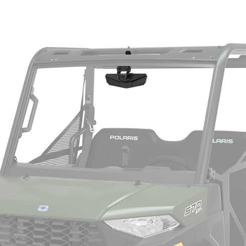 Rear View Convex Weatherproof Mirror for RANGER 500, 570 and Pro XD Mid-Size, Vehicle Frame Mounted, Qty 1
