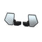 Side View Adjustable Mirrors, Door Mounted, Set of 2