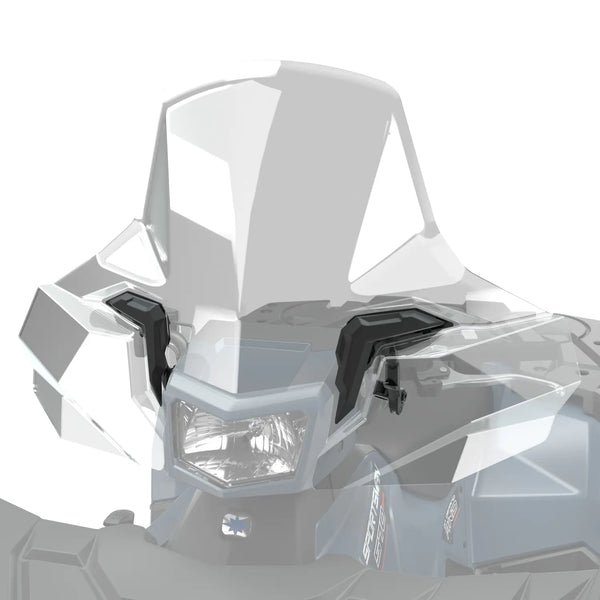 Lock & Ride Tall Windshield, Polycarbonate, 7S kanssa yhteensopiva
