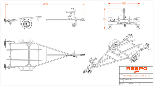 Respo 750V451T179 Jet – mittapiirros