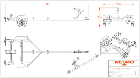 Respo 750V511L191 – mittapiirros