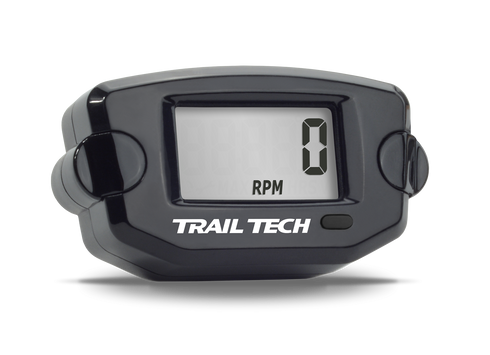 Trail Tech TTO -kierroslukumittarin etupainike, musta