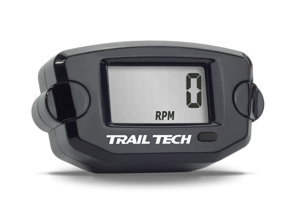 Trail Tech TTO -kierroslukumittarin etupainike, musta