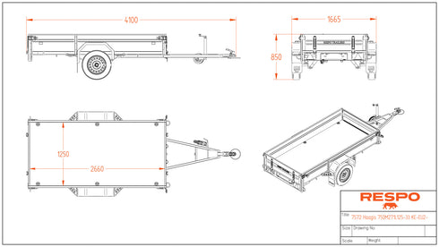 Respo 750M271L125 – mittapiirros