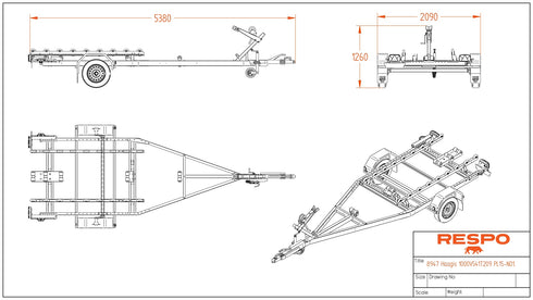 Respo 1000V541T209 – mittapiirros