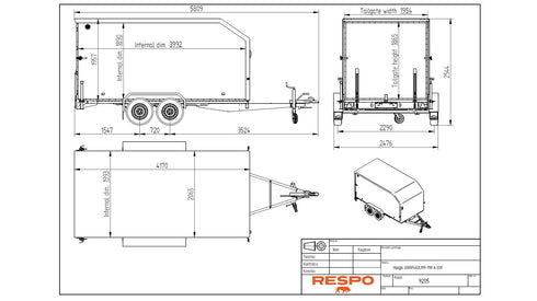 Respo 2000F402L199 black edition – mittapiirros