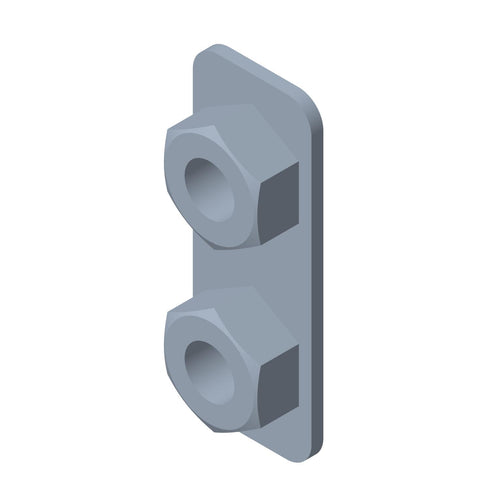 Door Hinge Plate for Specific RANGER Doors, Qty 1